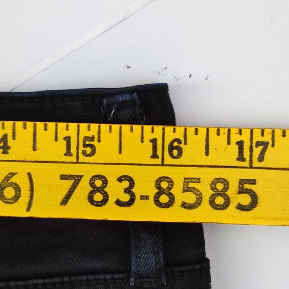 Buffalo David Bitton Faith jeans women's size W32 black min-rise skinny stretch - Picture 12 of 16